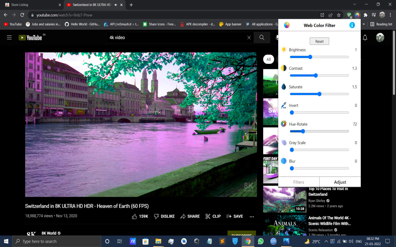 Web Color Filter chrome谷歌浏览器插件_扩展第4张截图