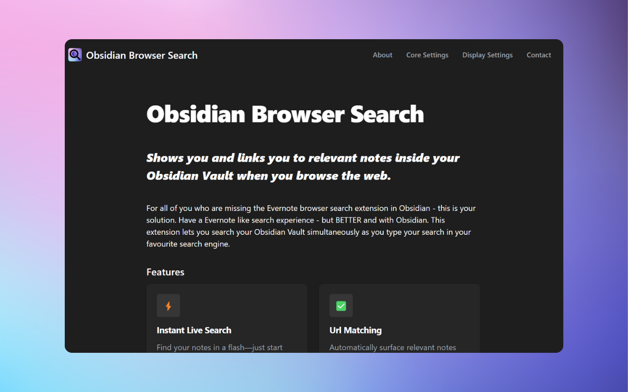Vault Lens chrome谷歌浏览器插件_扩展第1张截图