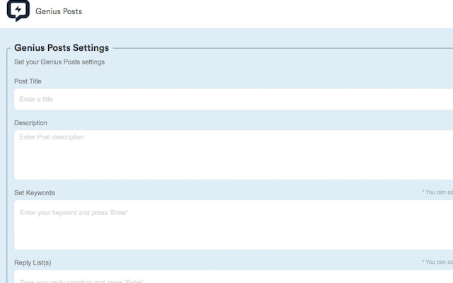 Genius Posts chrome谷歌浏览器插件_扩展第2张截图