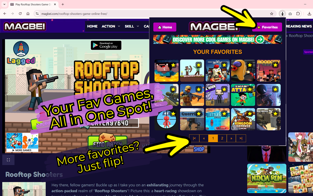 Shooting Games Collection: Favorite & Play [Launcher] chrome谷歌浏览器插件_扩展第1张截图