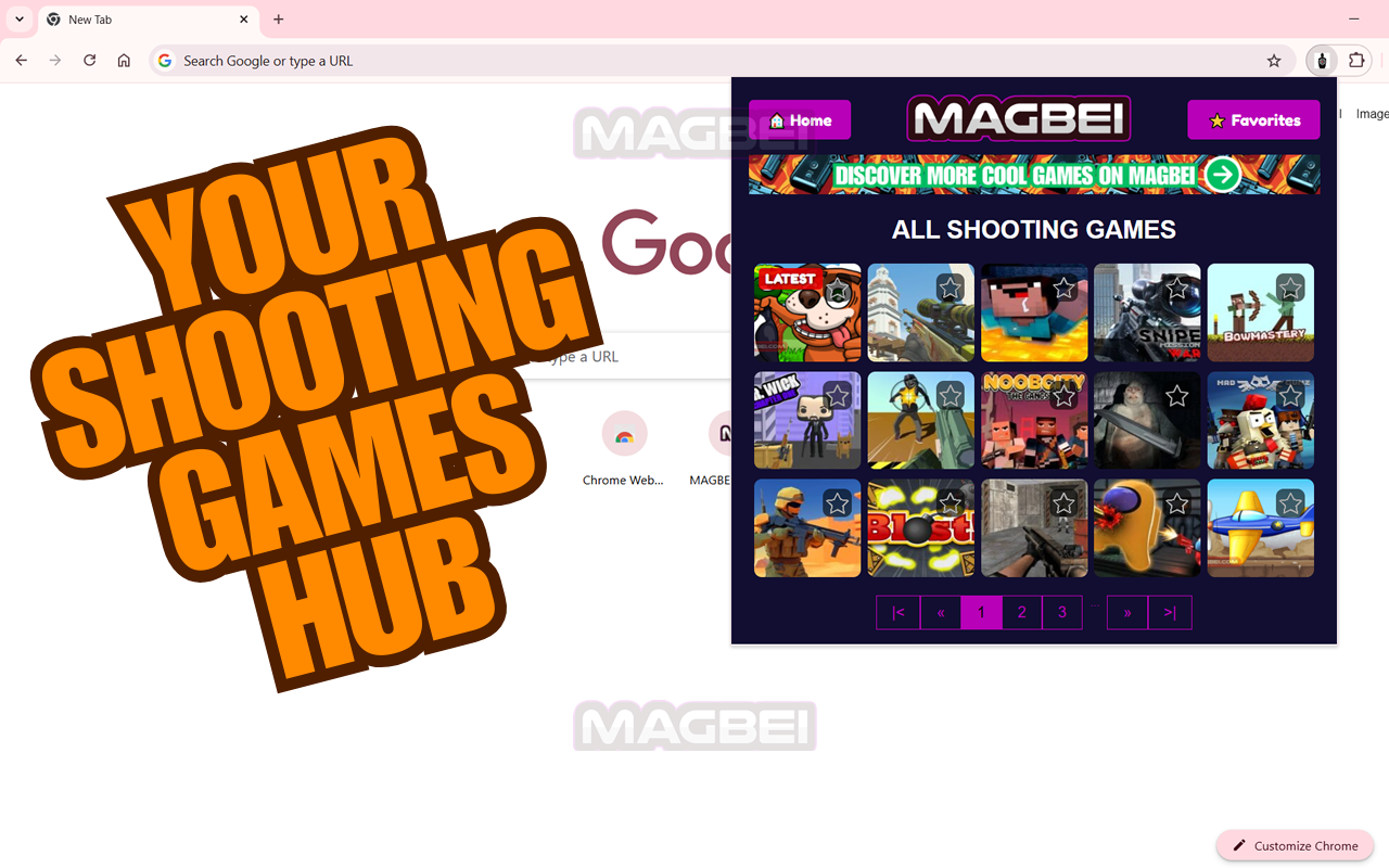 Shooting Games Collection: Favorite & Play [Launcher] chrome谷歌浏览器插件_扩展第3张截图