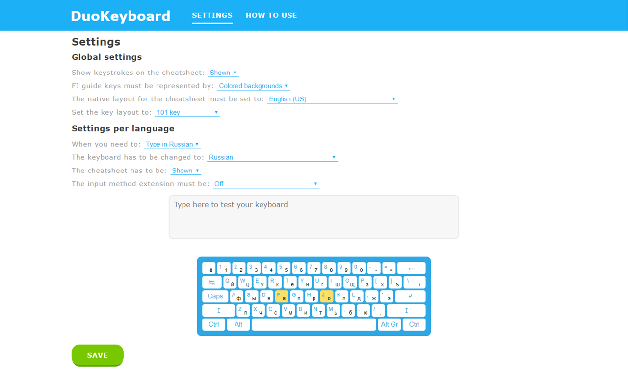 DuoKeyboard chrome谷歌浏览器插件_扩展第1张截图