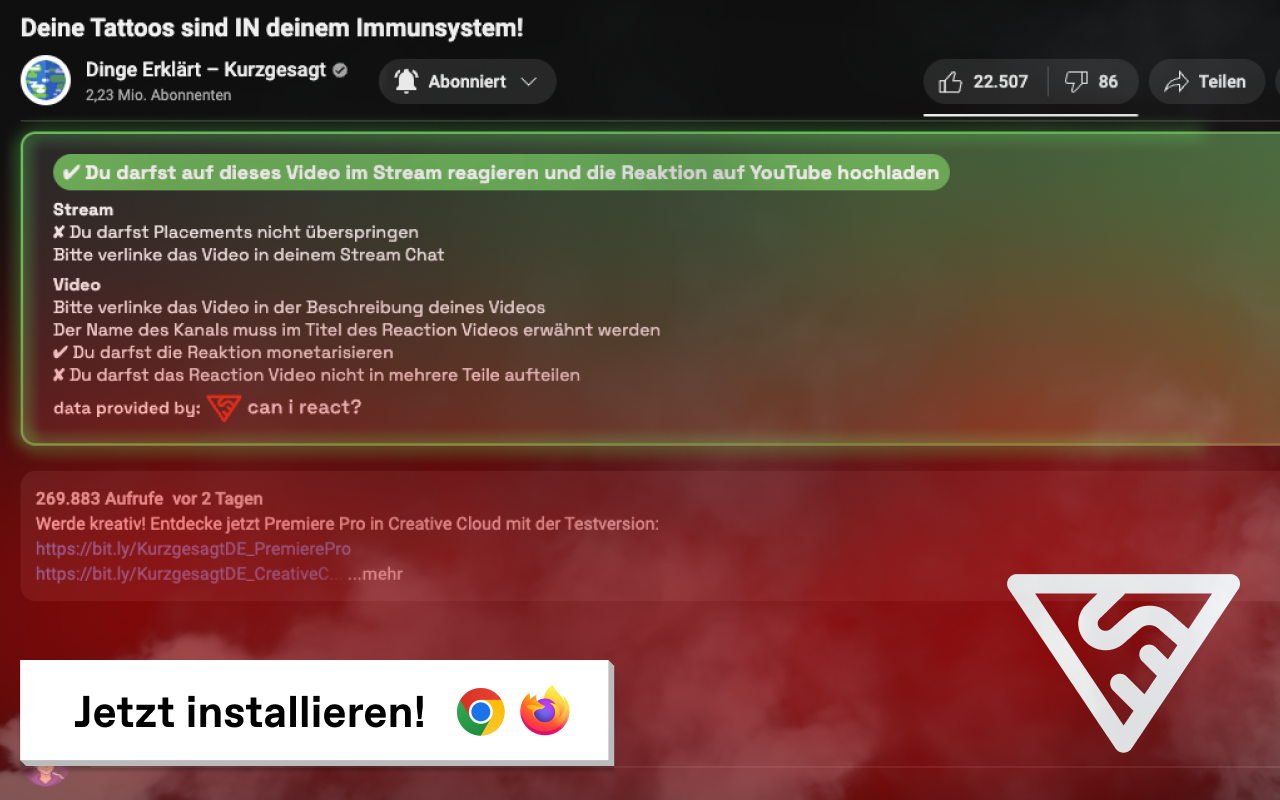 Can I React? chrome谷歌浏览器插件_扩展第1张截图