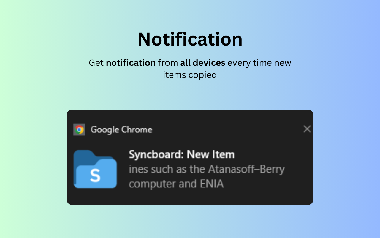 Syncboard - Multiplatform Clipboard Synchronization chrome谷歌浏览器插件_扩展第1张截图