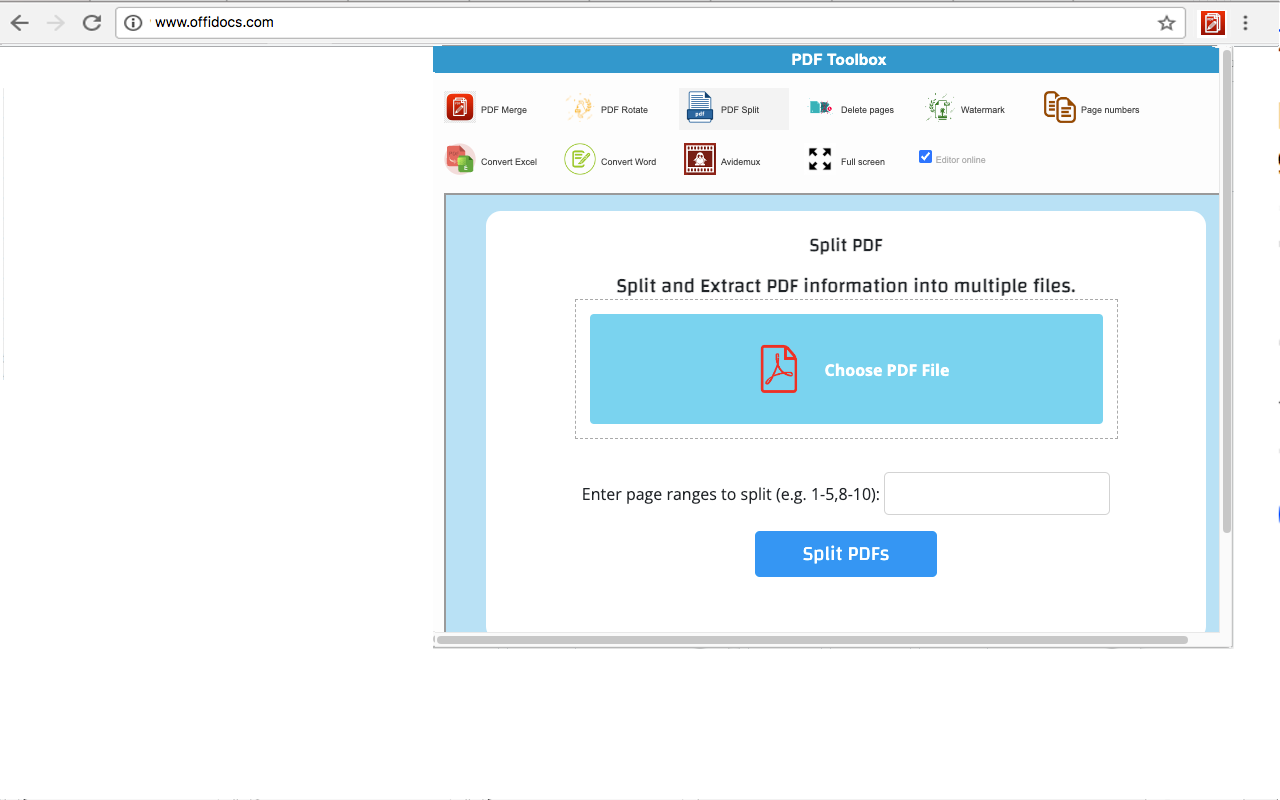 PDF工具箱 chrome谷歌浏览器插件_扩展第3张截图