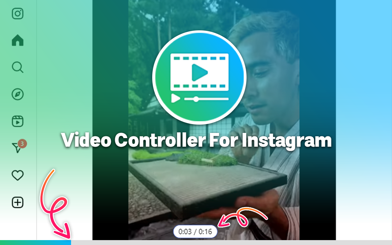 Milad Video Controller For Instagram chrome谷歌浏览器插件_扩展第1张截图