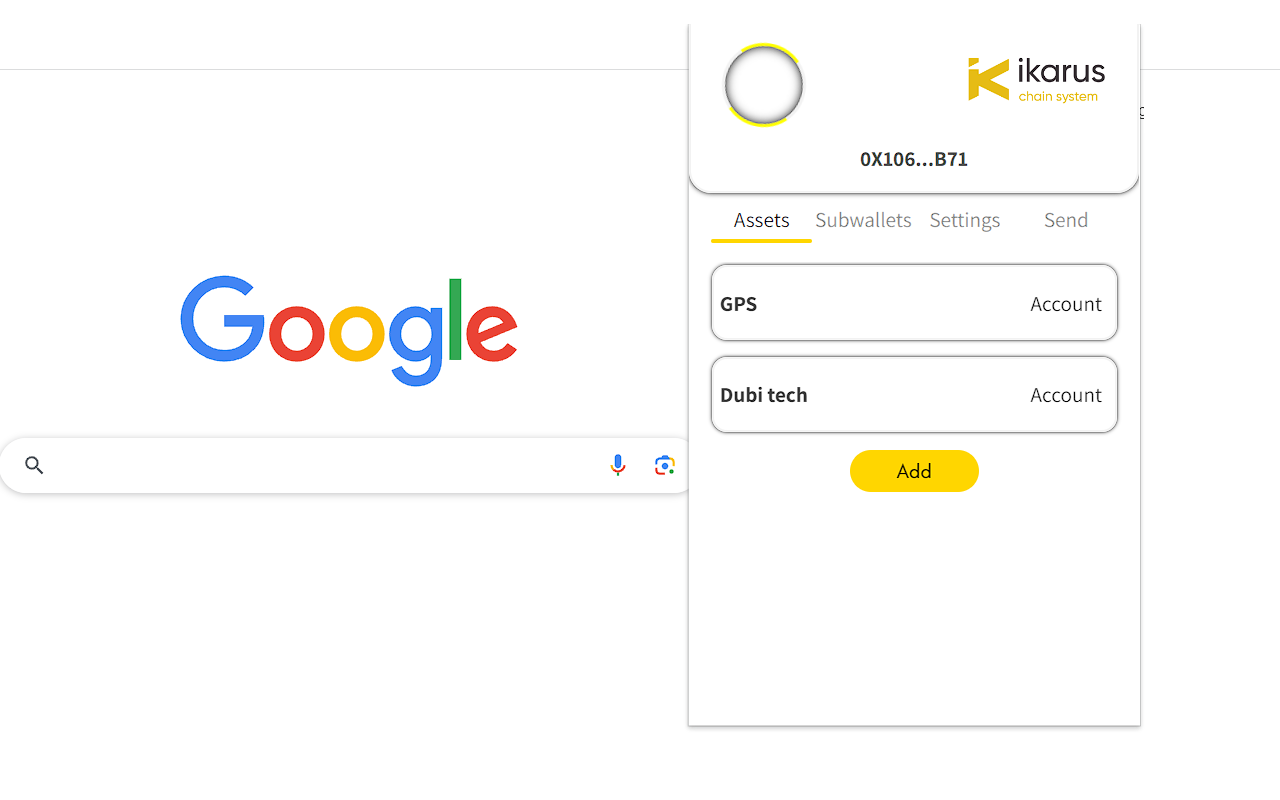 Ikarus Wallet Extension chrome谷歌浏览器插件_扩展第1张截图