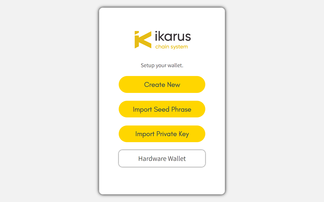 Ikarus Wallet Extension chrome谷歌浏览器插件_扩展第4张截图