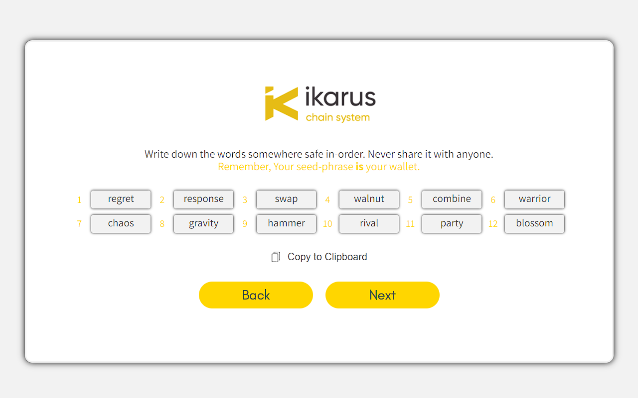Ikarus Wallet Extension chrome谷歌浏览器插件_扩展第5张截图