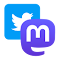 Mastodon Handles in Twitter LOGO 图标