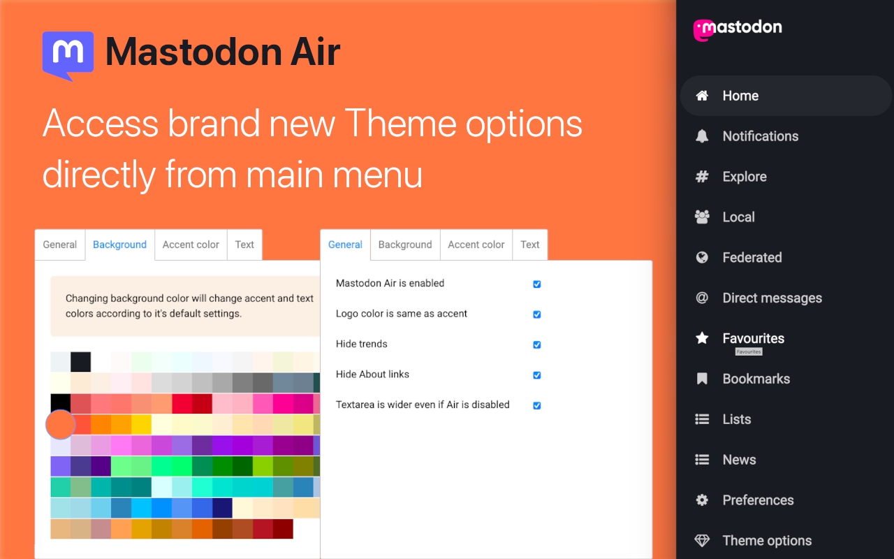 Mastodon Air chrome谷歌浏览器插件_扩展第1张截图