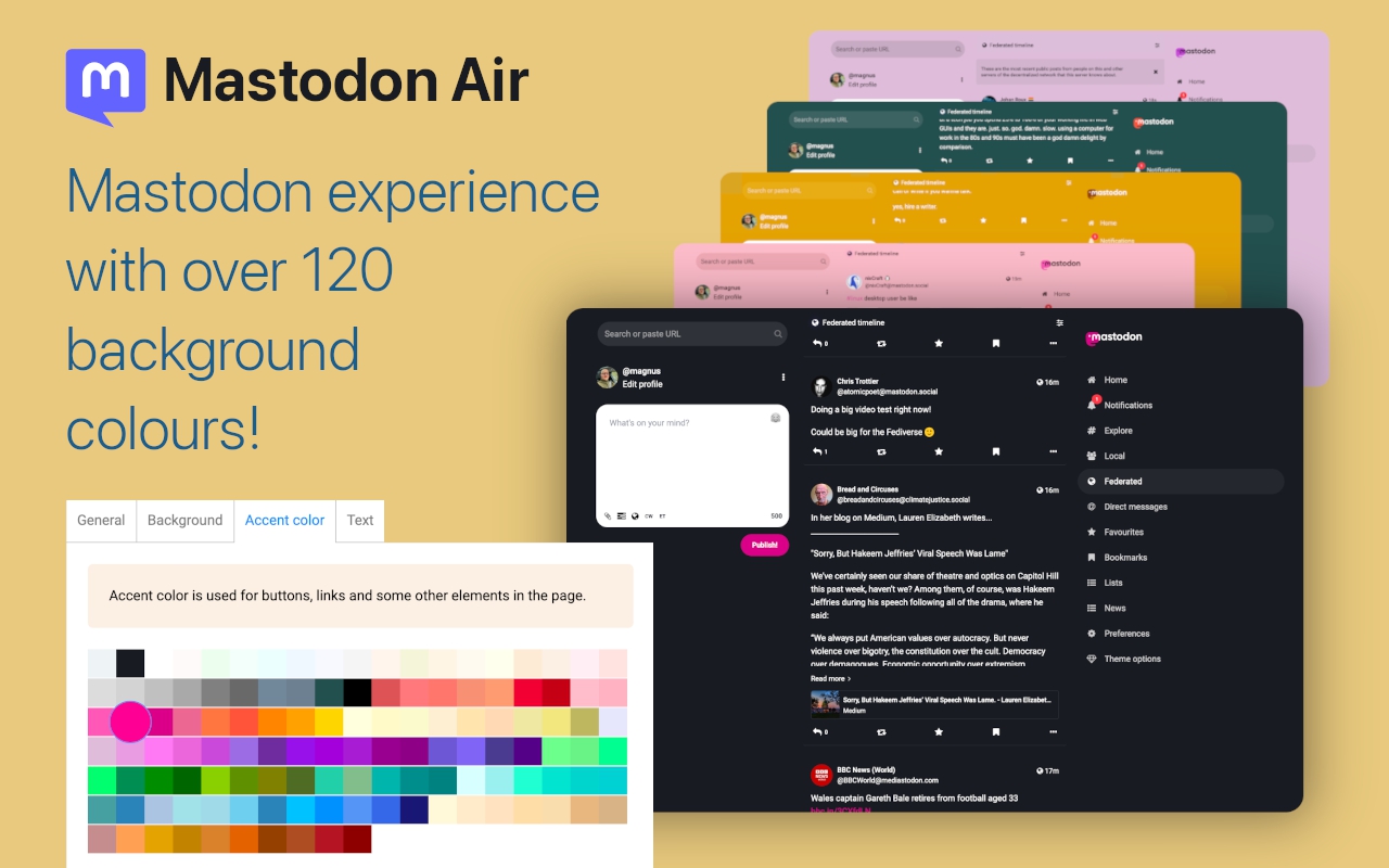 Mastodon Air chrome谷歌浏览器插件_扩展第3张截图