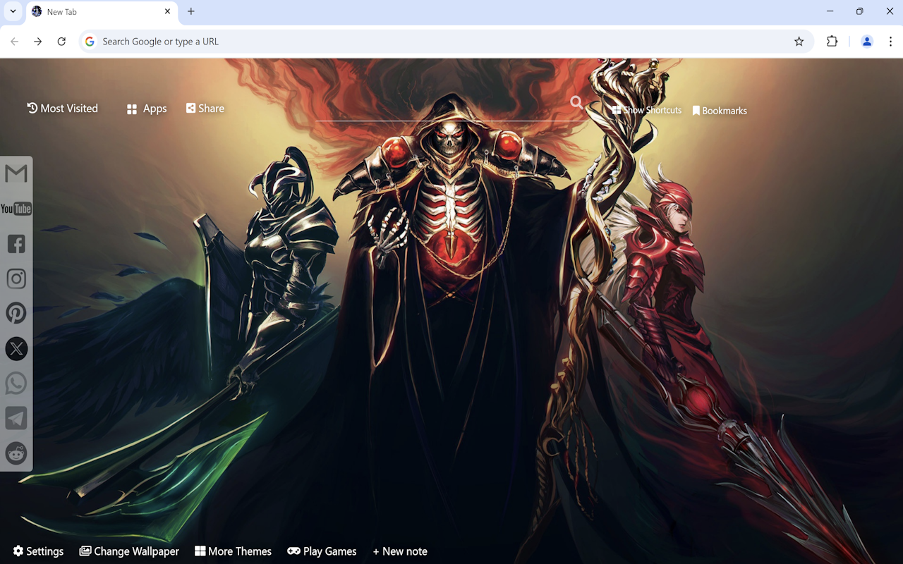 Overlord Wallpaper chrome谷歌浏览器插件_扩展第1张截图