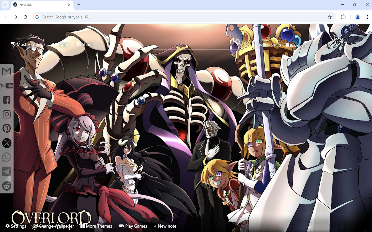Overlord Wallpaper chrome谷歌浏览器插件_扩展第2张截图
