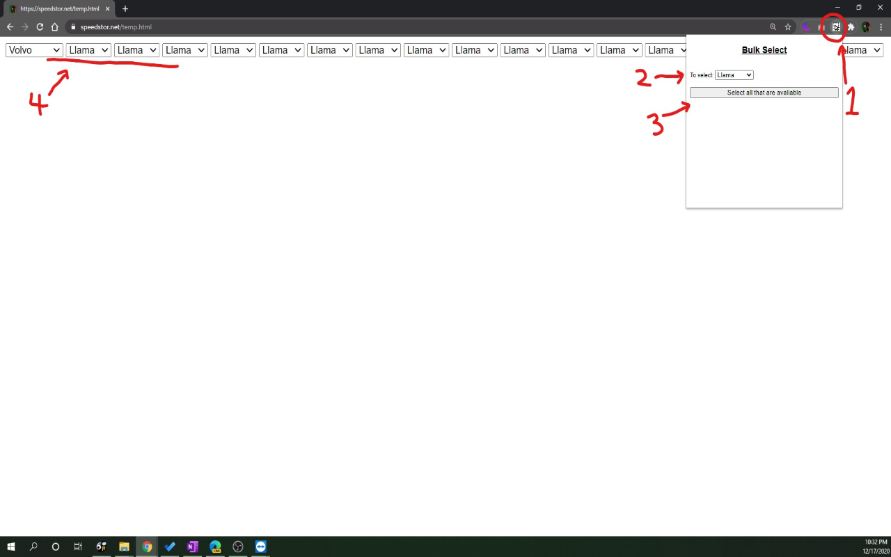 Bulk Select chrome谷歌浏览器插件_扩展第1张截图