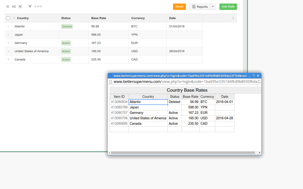 Podio Super Menu chrome谷歌浏览器插件_扩展第1张截图