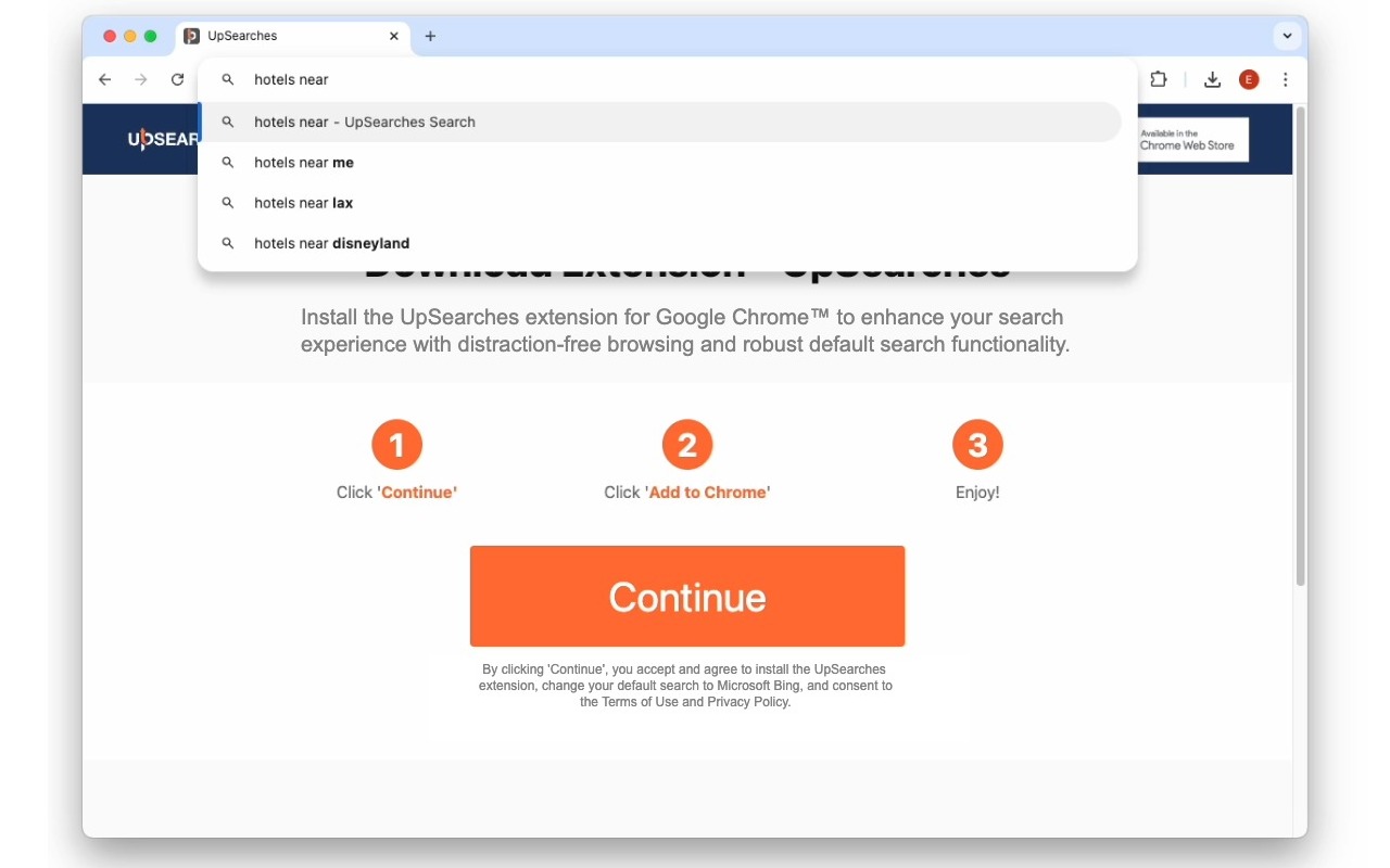 UpSearches chrome谷歌浏览器插件_扩展第1张截图