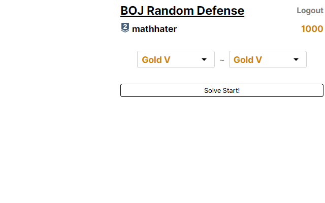 BOJ Random Defense chrome谷歌浏览器插件_扩展第3张截图