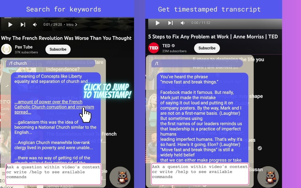 Owlie Youtube assistant chrome谷歌浏览器插件_扩展第2张截图