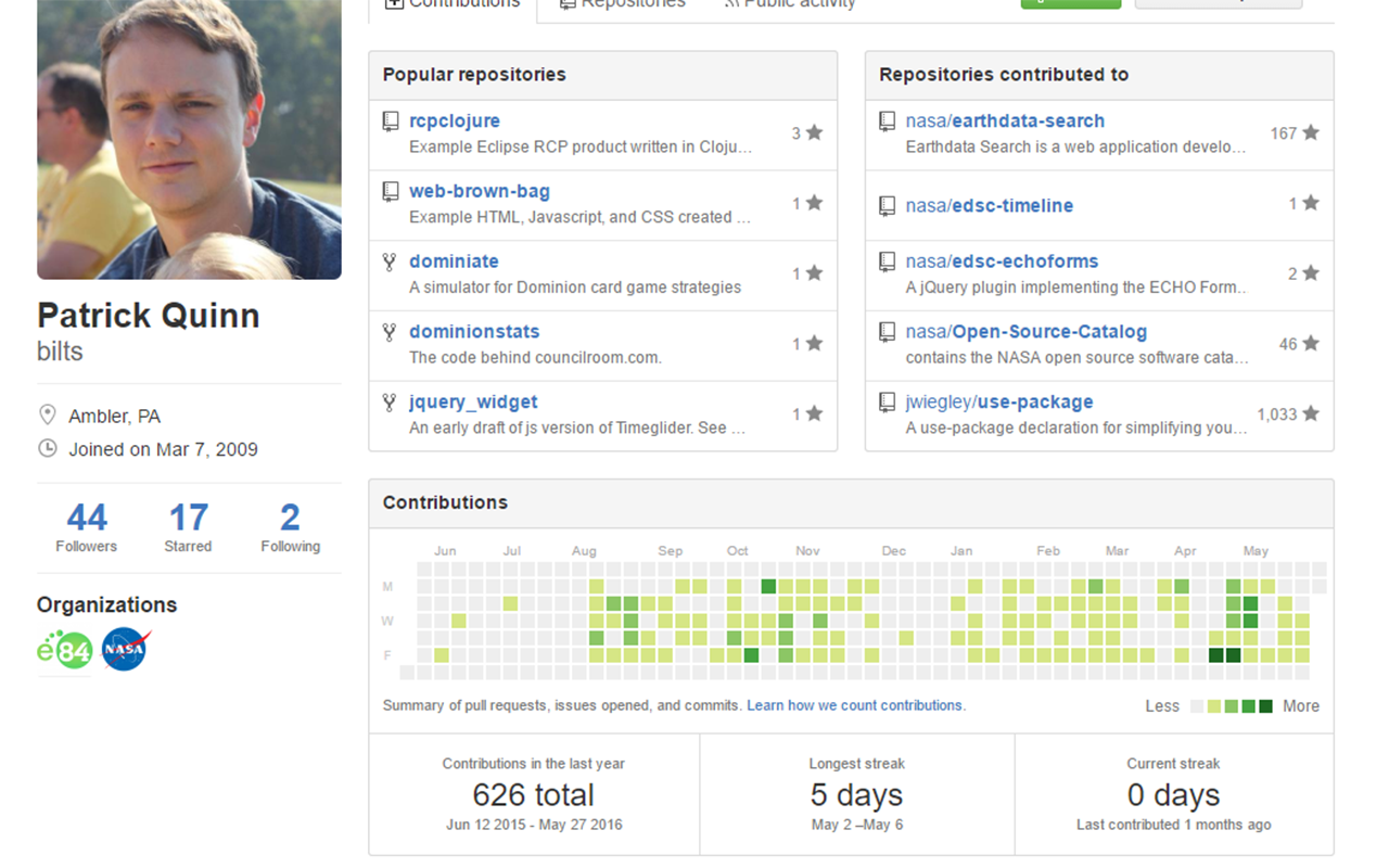 Github Original Streak chrome谷歌浏览器插件_扩展第1张截图