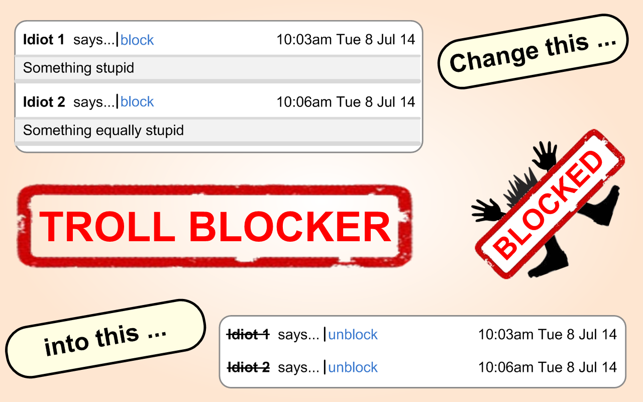 TrollBlocker chrome谷歌浏览器插件_扩展第1张截图