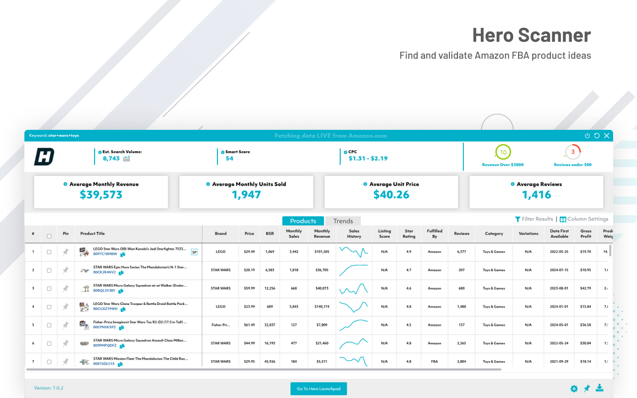 Hero Launchpad - Product Scanner chrome谷歌浏览器插件_扩展第2张截图