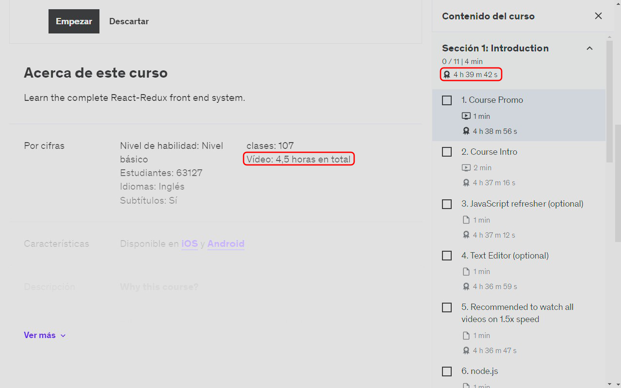 Udemy Time Remaining chrome谷歌浏览器插件_扩展第4张截图