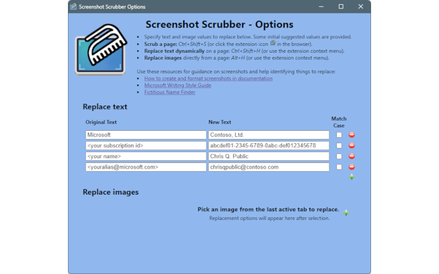 Screenshot Scrubber chrome谷歌浏览器插件_扩展第2张截图