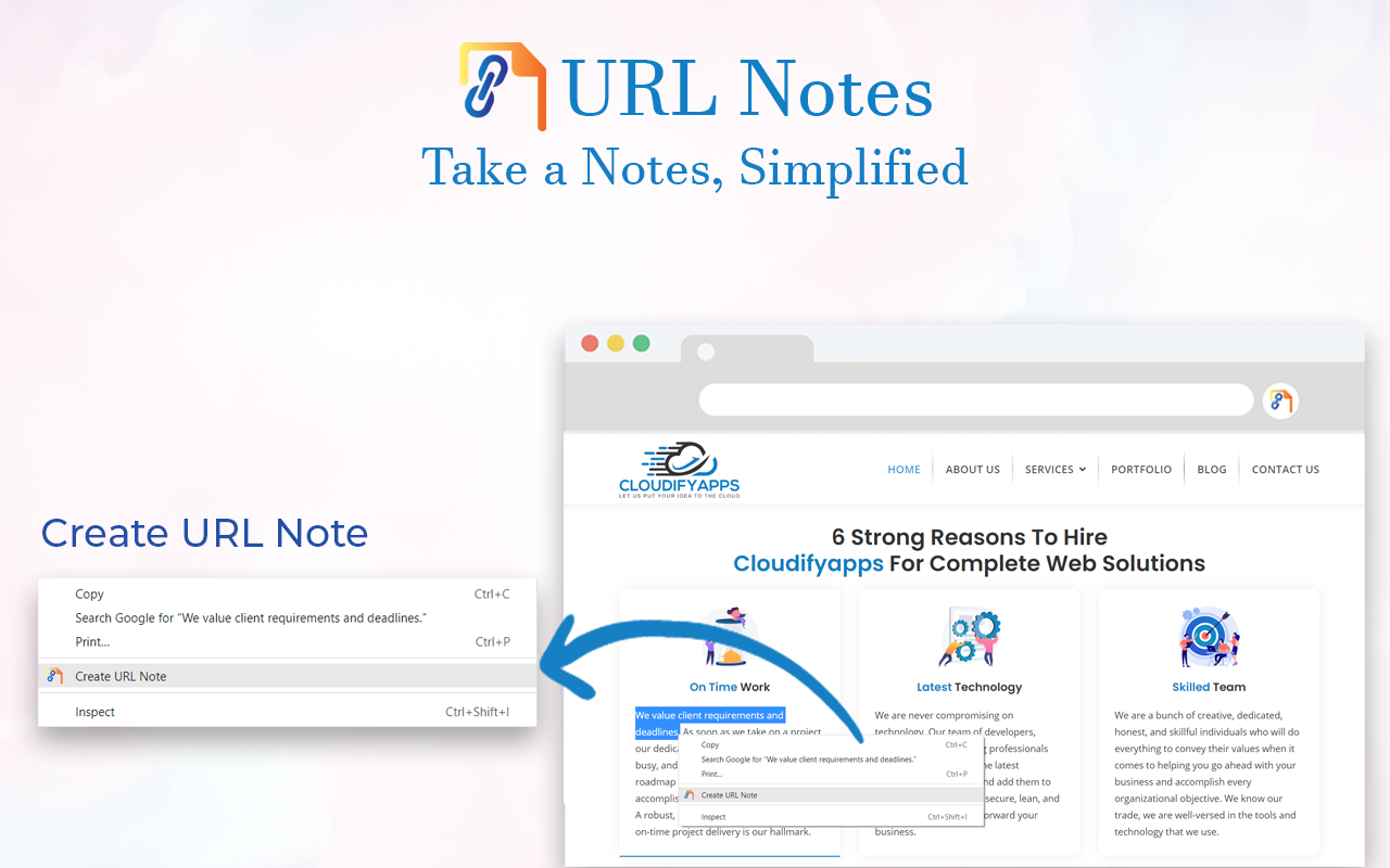 URL Notes: Best Tool to Take, Manage, and Export Notes While Browsing chrome谷歌浏览器插件_扩展第1张截图