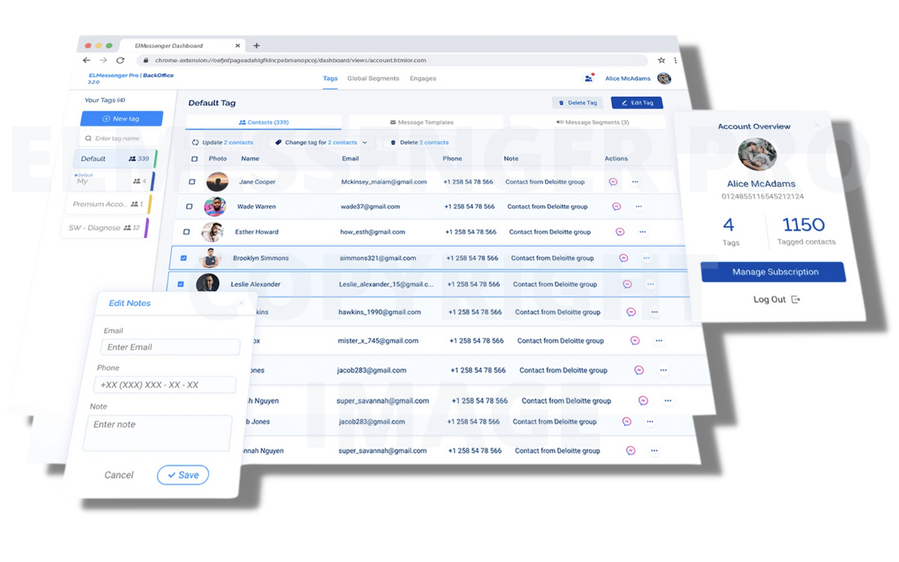 ELMessenger Pro chrome谷歌浏览器插件_扩展第1张截图