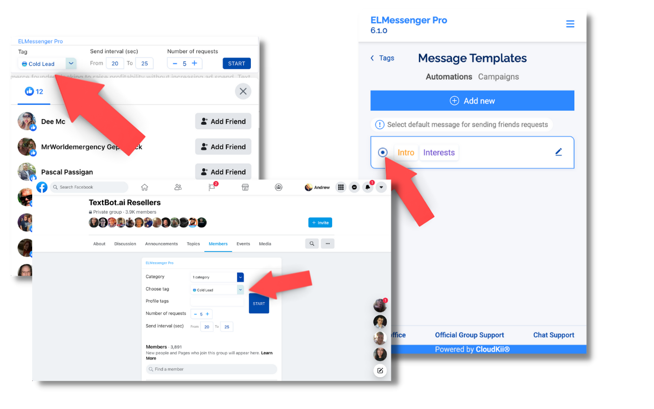 ELMessenger Pro chrome谷歌浏览器插件_扩展第2张截图