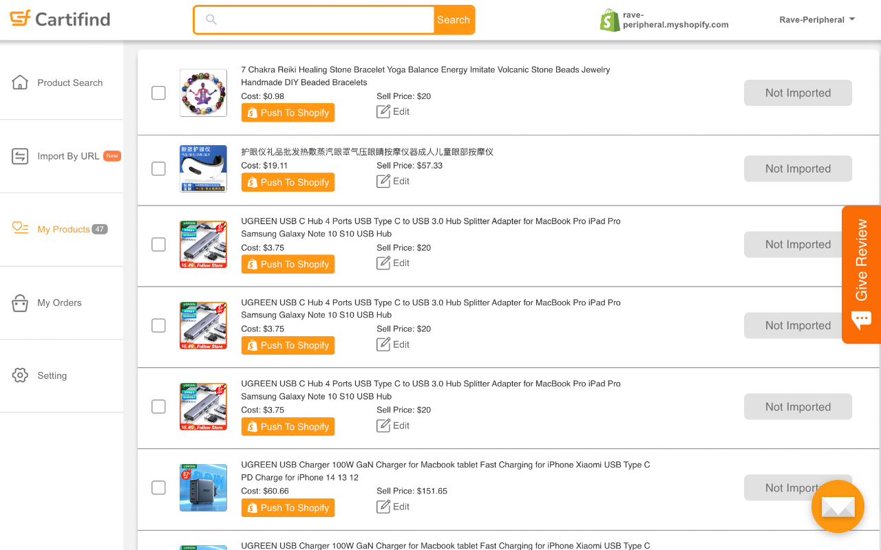 Cartifind Importer chrome谷歌浏览器插件_扩展第1张截图