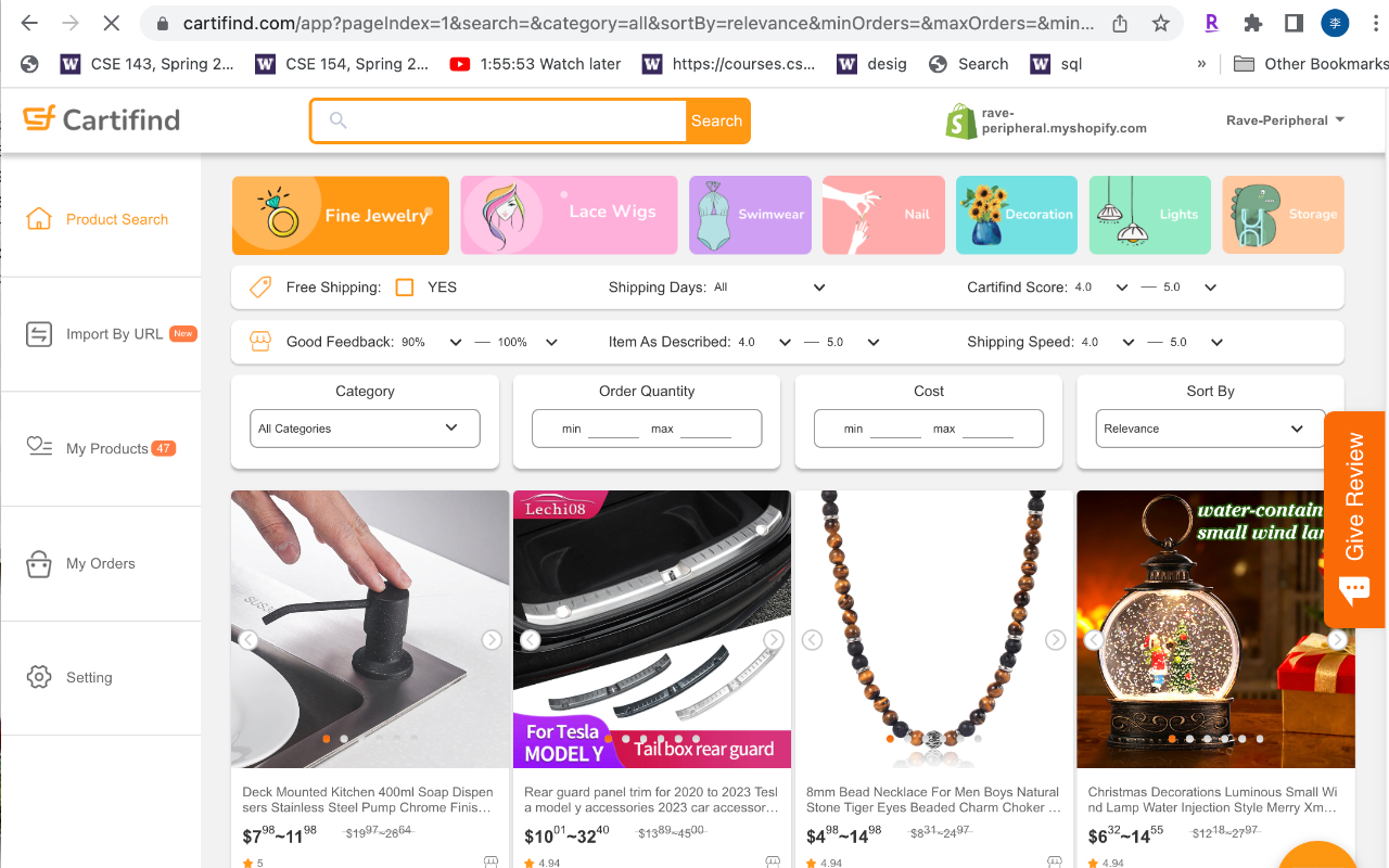 Cartifind Importer chrome谷歌浏览器插件_扩展第3张截图