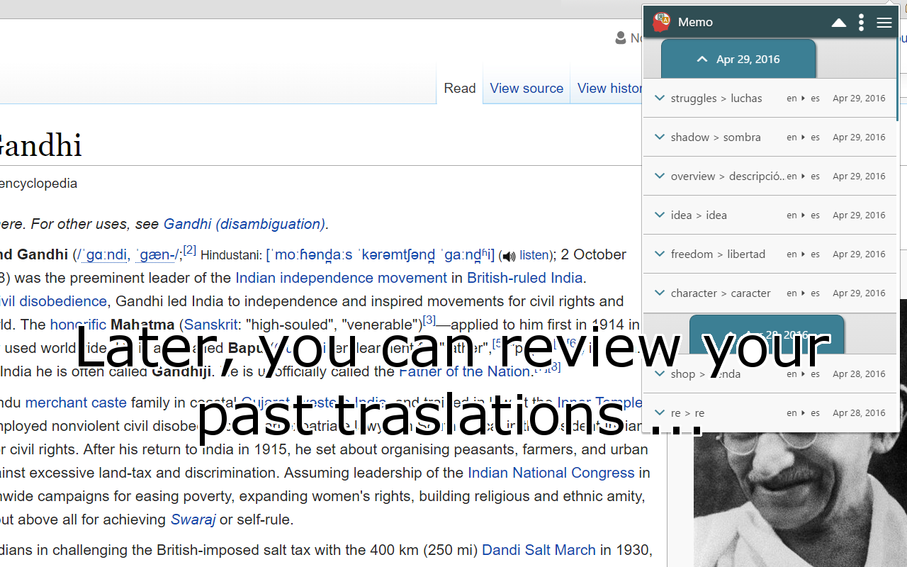Memslate chrome谷歌浏览器插件_扩展第1张截图