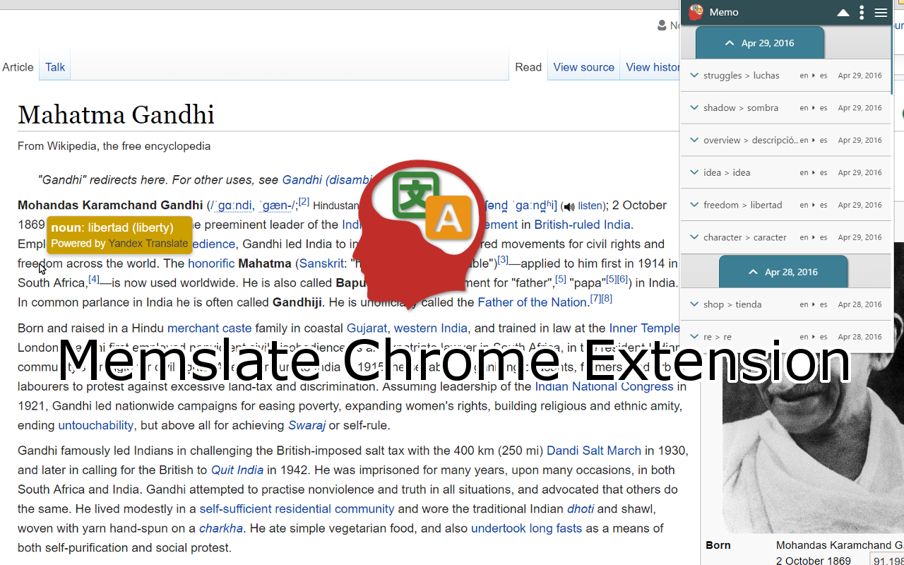 Memslate chrome谷歌浏览器插件_扩展第3张截图