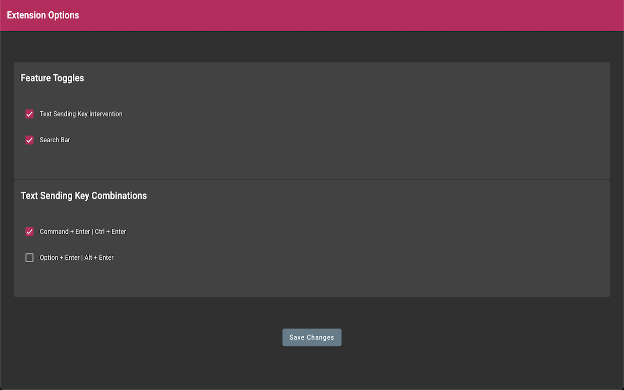 ChatGPT Search Bar & Send With Command Enter chrome谷歌浏览器插件_扩展第1张截图