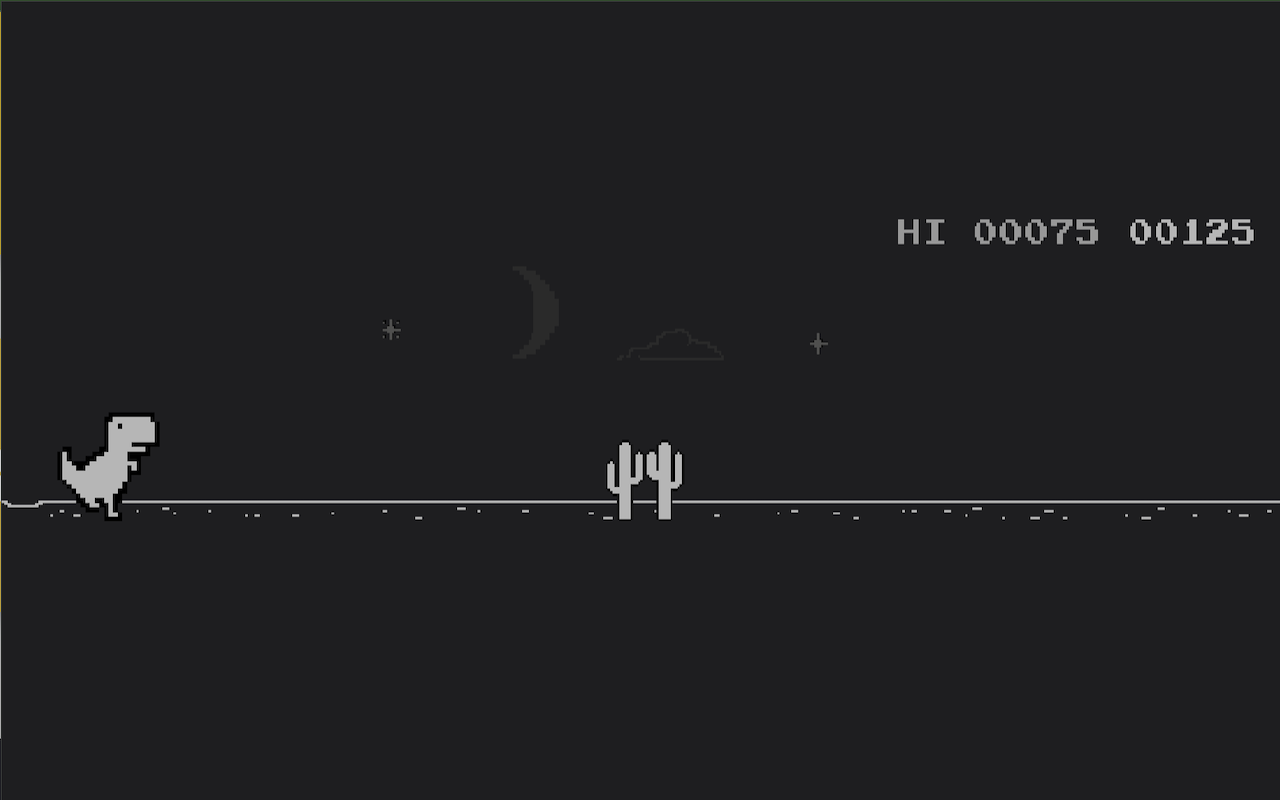 Chrome Dinosaur Game Offline chrome谷歌浏览器插件_扩展第3张截图