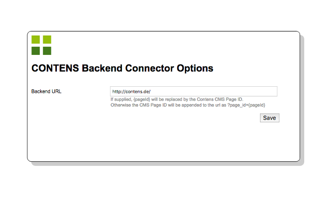 CONTENS Backend Connector chrome谷歌浏览器插件_扩展第1张截图