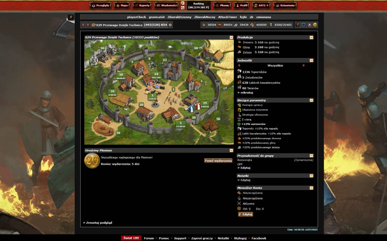 Tribal Wars Dark Mode chrome谷歌浏览器插件_扩展第2张截图
