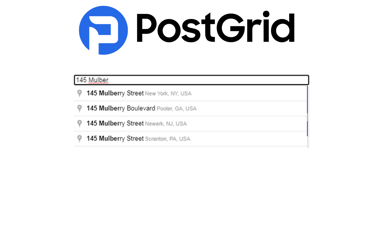 Address Autocomplete API by PostGrid™ chrome谷歌浏览器插件_扩展第3张截图