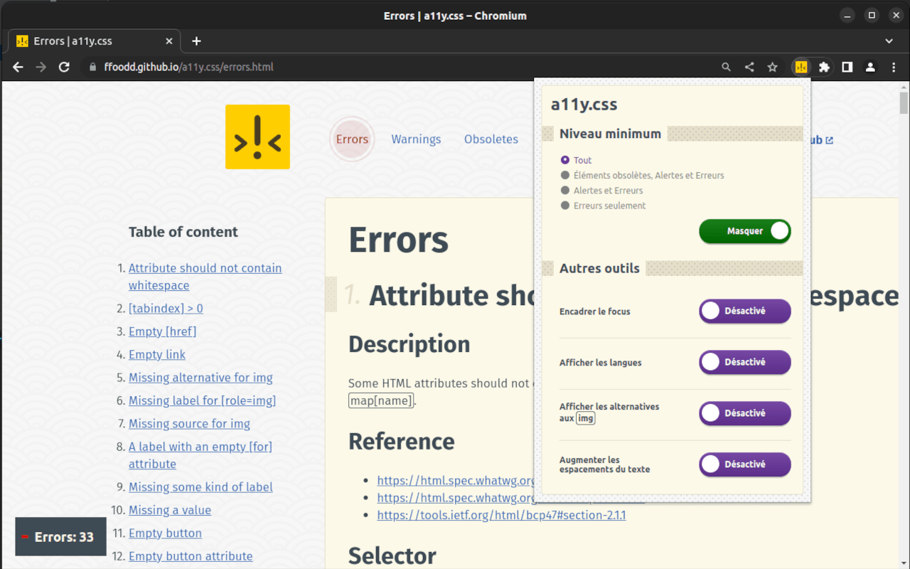 a11y.css chrome谷歌浏览器插件_扩展第1张截图