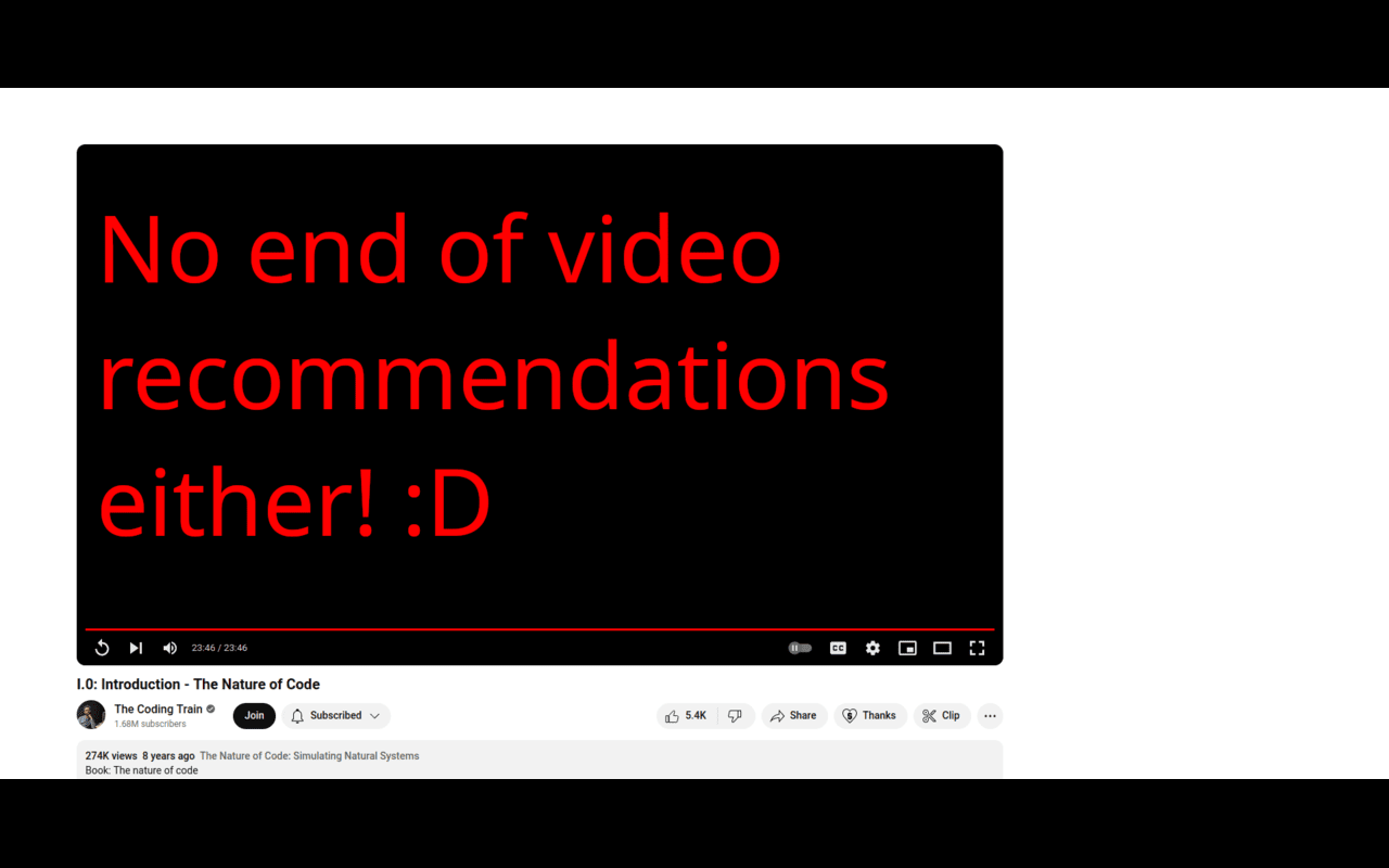 YouTube Simplified chrome谷歌浏览器插件_扩展第1张截图