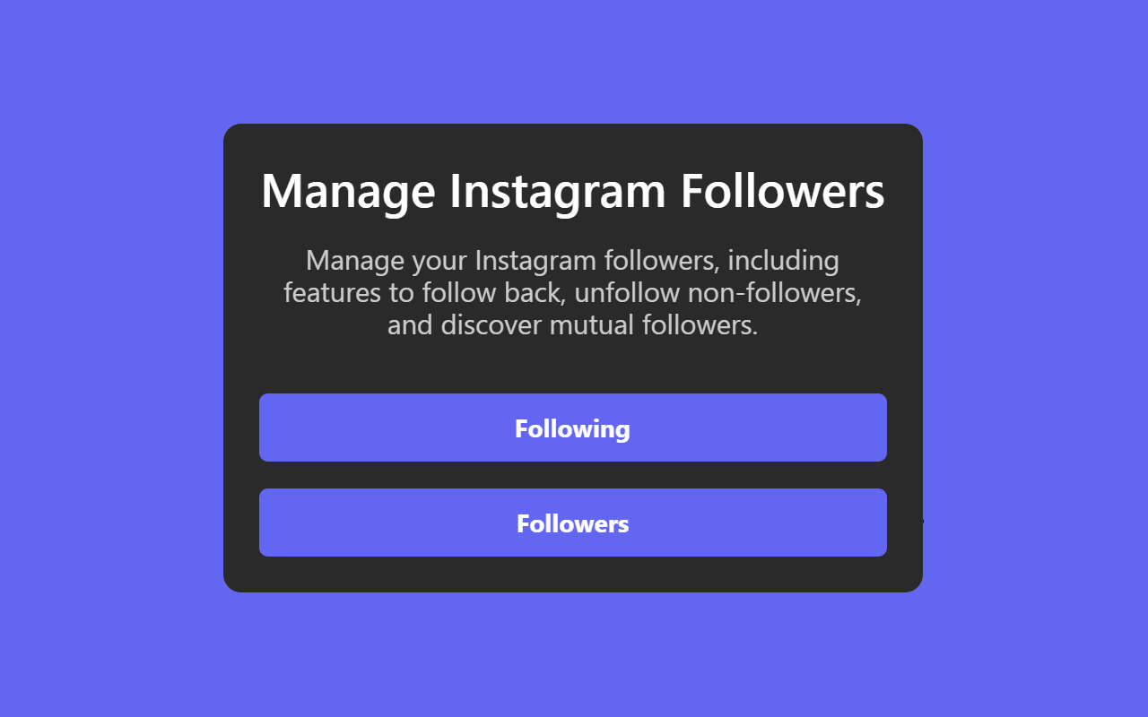Manage Instagram Followers chrome谷歌浏览器插件_扩展第2张截图
