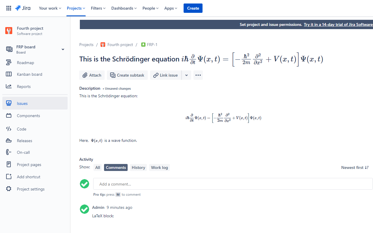 LaTeX for Jira Cloud - Math Editor chrome谷歌浏览器插件_扩展第1张截图