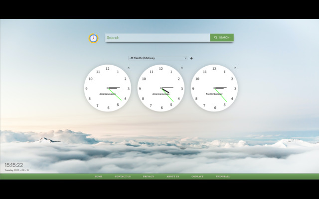 EveryWhereClock chrome谷歌浏览器插件_扩展第1张截图