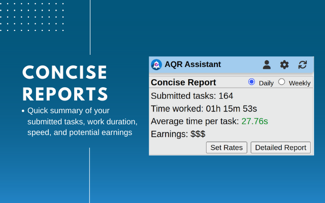 AQR Assistant chrome谷歌浏览器插件_扩展第5张截图