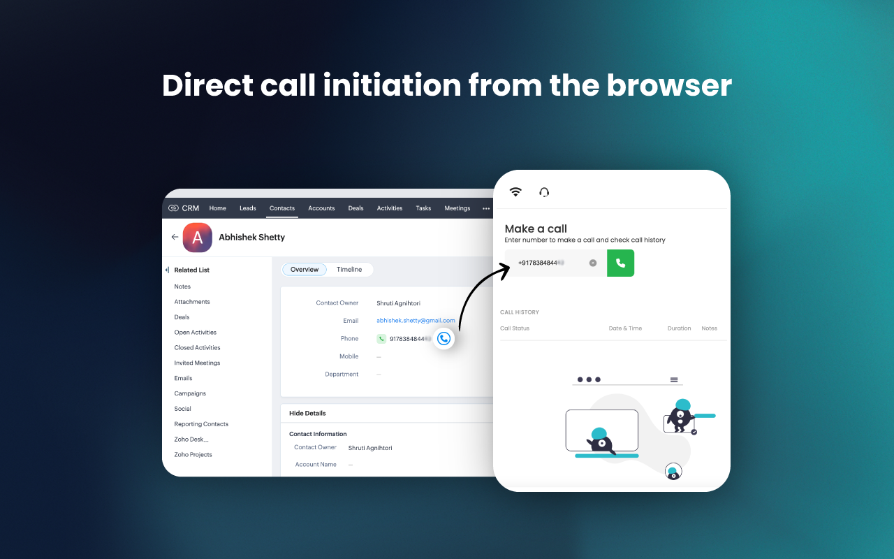 MyOperator Click to Call chrome谷歌浏览器插件_扩展第1张截图