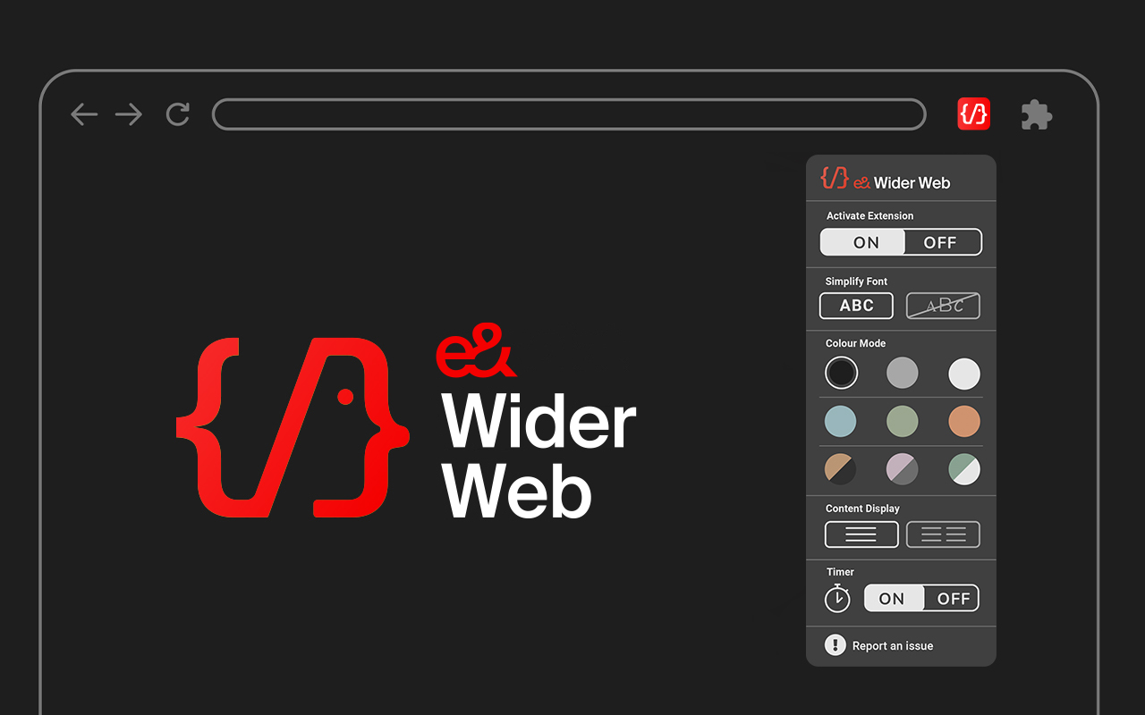 e& Wider Web chrome谷歌浏览器插件_扩展第2张截图