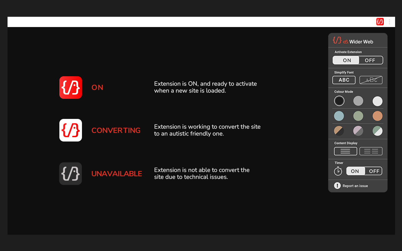 e& Wider Web chrome谷歌浏览器插件_扩展第3张截图