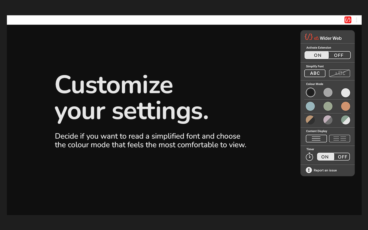e& Wider Web chrome谷歌浏览器插件_扩展第4张截图
